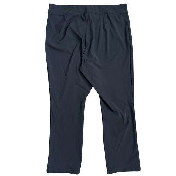 Good American Plus The Exec Ankle-Zip‎ Stretch High Rise Pants Black Size 4XL - Picture 5 of 11